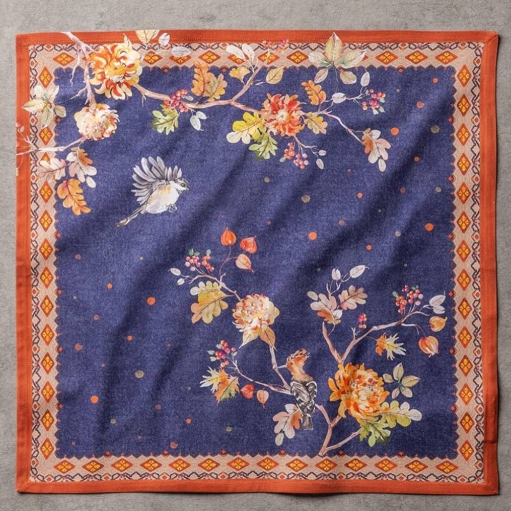 8 Maison d' Hermine Cloth Napkins 100% Cotton Kelim Infinity 20"x20"